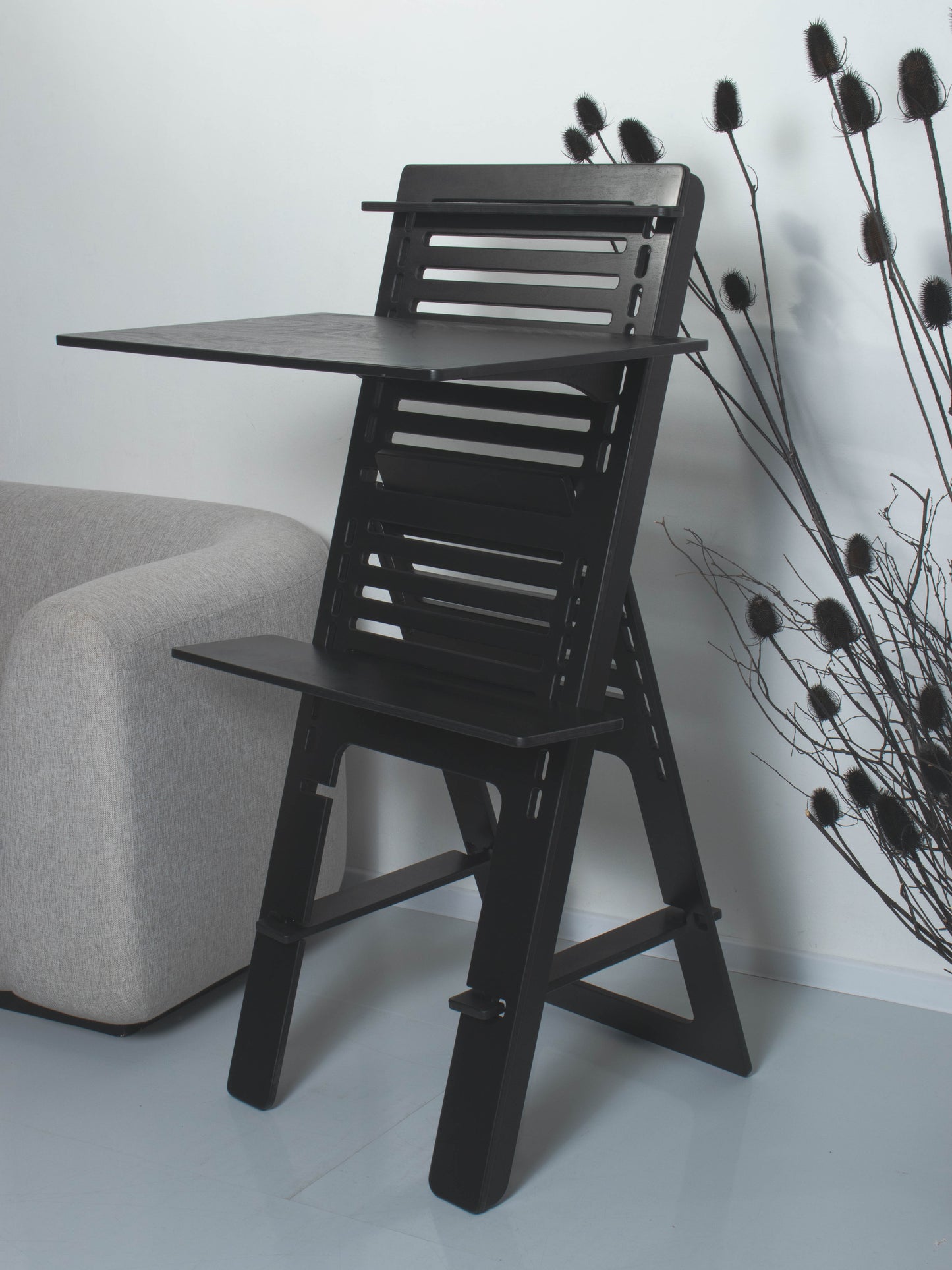 Focusdesk — Charcoal Black