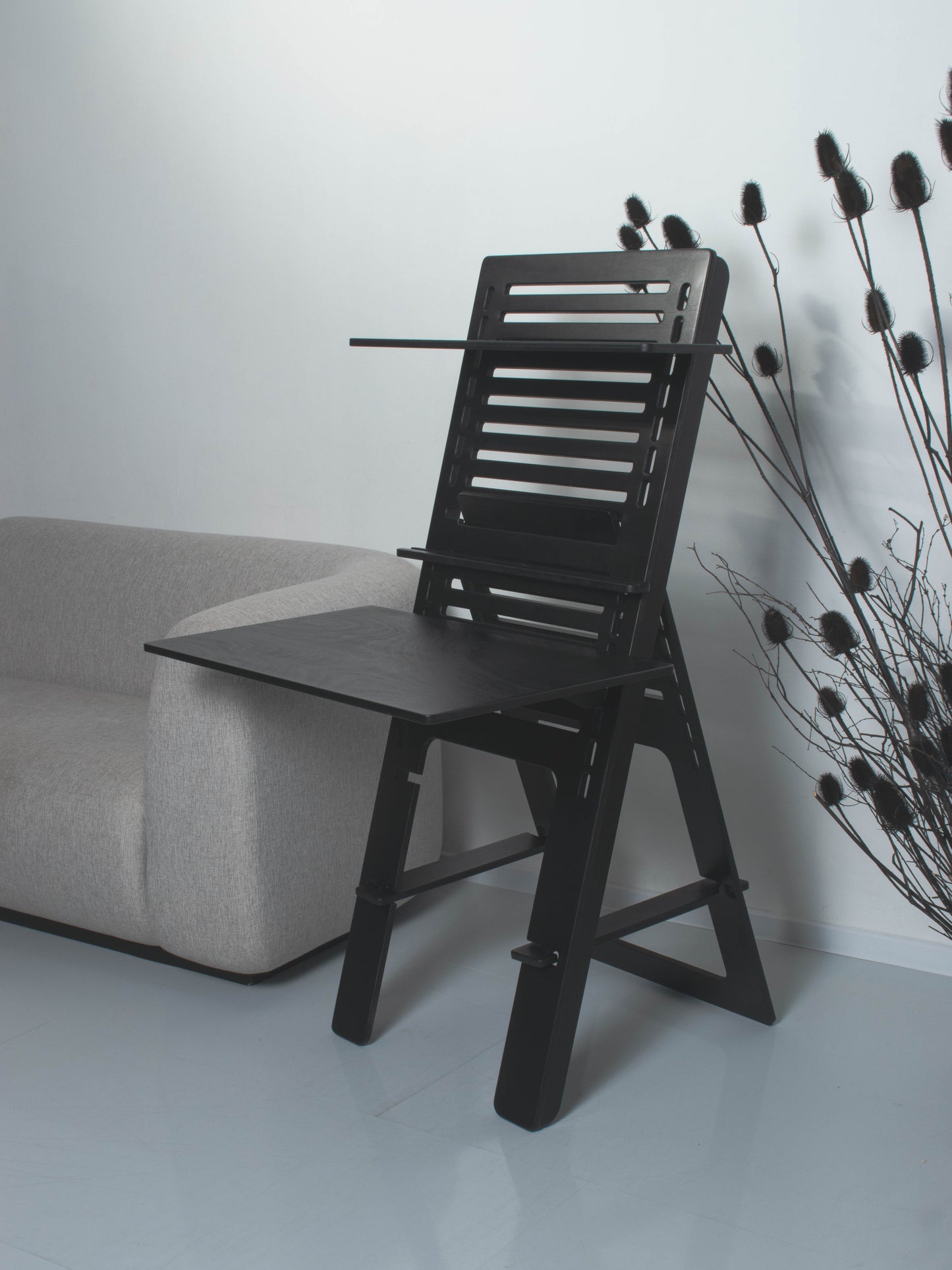 Focusdesk — Charcoal Black