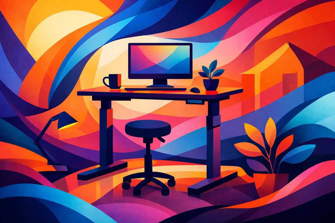 Manual Standing Desk for Home Office