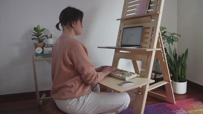 Focusdesk — Charcoal Black